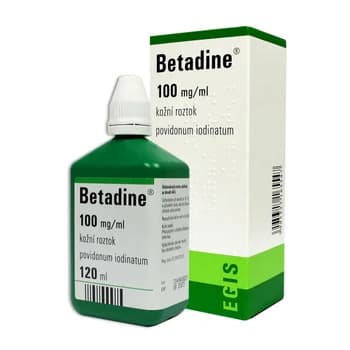 Betadine 100mg/ml kožní roztok 120ml