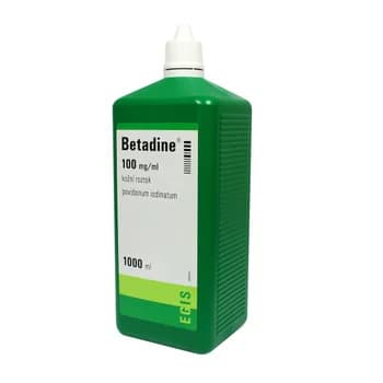 Betadine 100mg/ml kožní roztok 1000ml