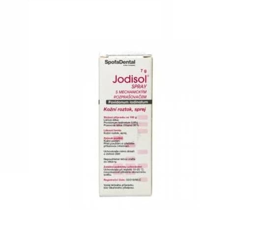 Jodisol spray s mechanickým rozprašovačem 7g