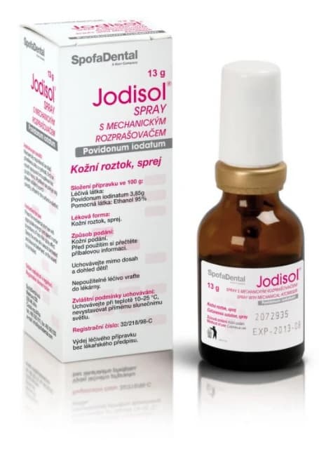 Jodisol spray s mechanickým rozprašovačem 13g