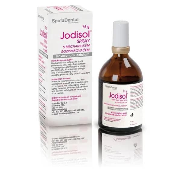 Jodisol spray s mechanickým rozprašovačem 75g
