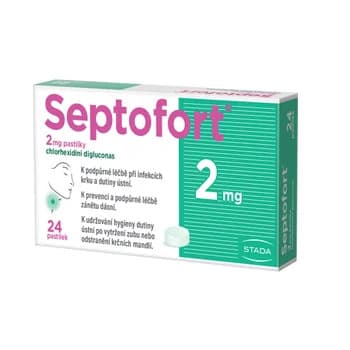 Septofort 2mg pastilky 24ks