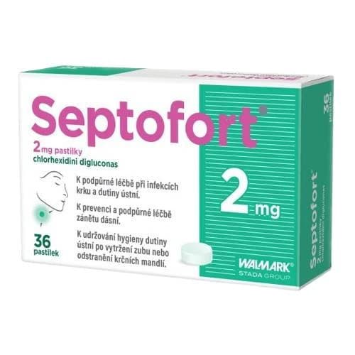 Septofort 2mg pastilky 36ks