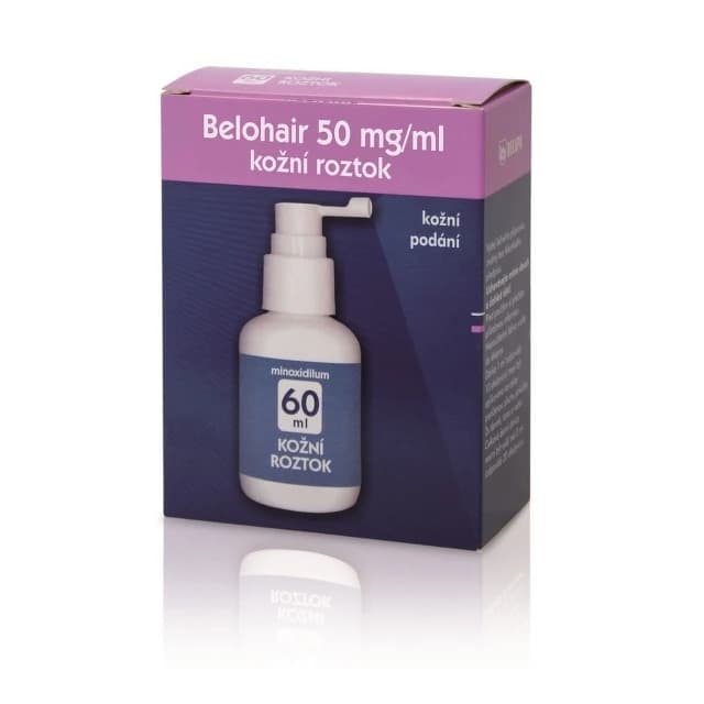 Belohair 50mg/ml kožní roztok 60ml